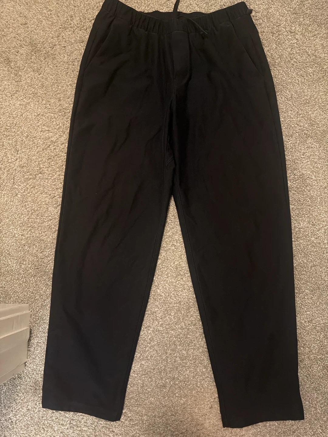 Lululemon Black Elastic Waist Pants - Size L
