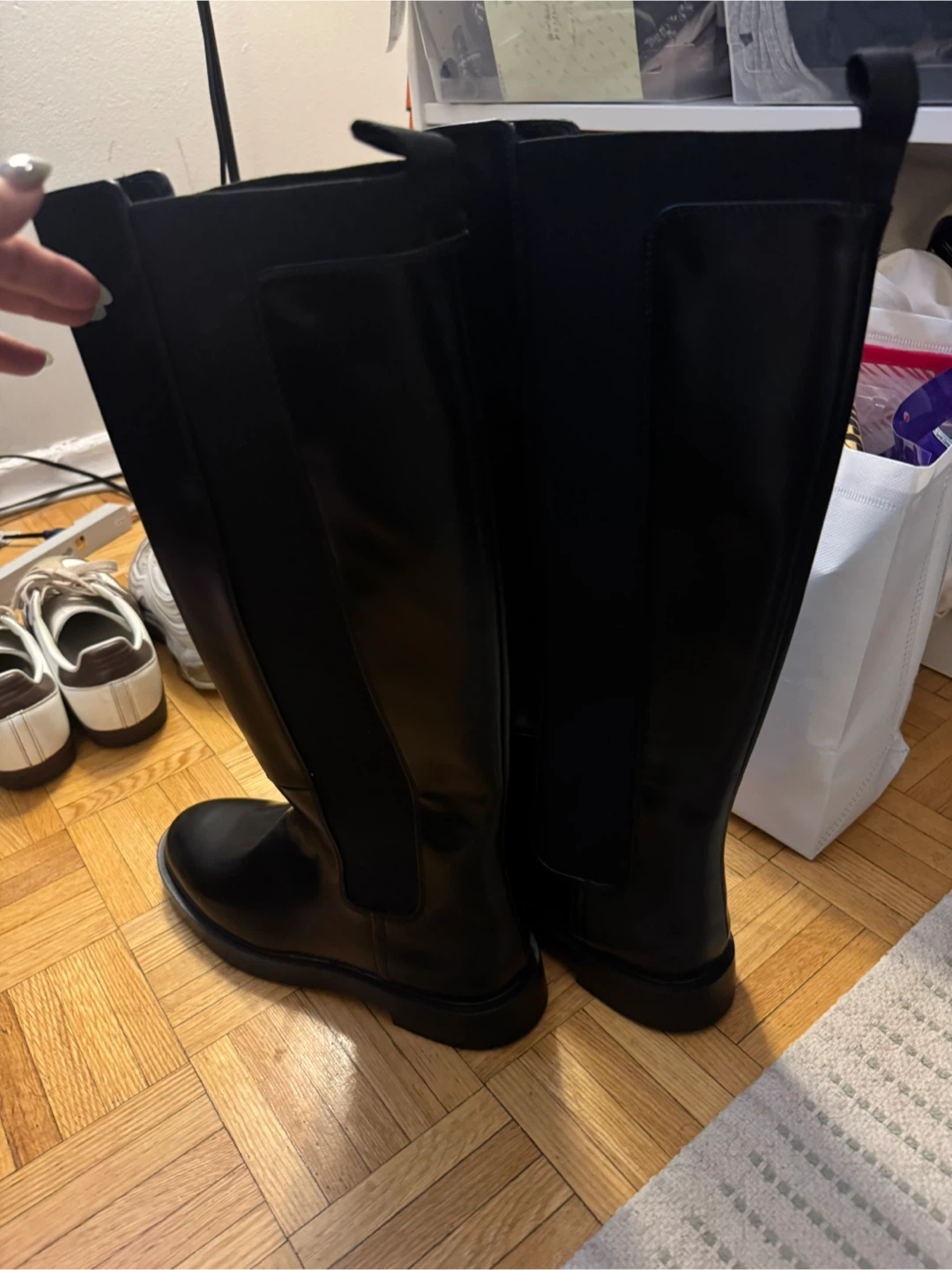 H&M Black Knee-High Boots Size 40 - photo 4