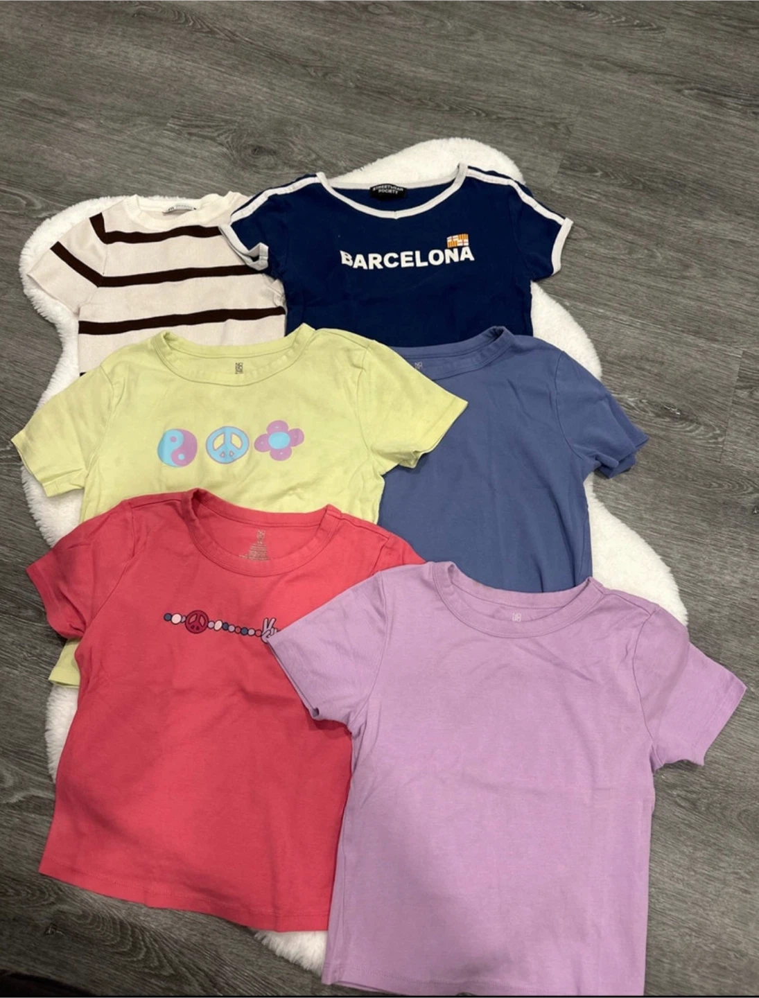 Bundle of 5 cropped tees