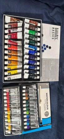 Liquitex Basics Acrylic and Watercolour Paint Set