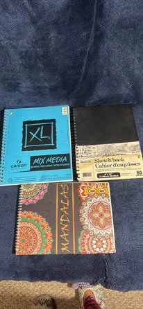 Sketchbook & Coloring Book Bundle