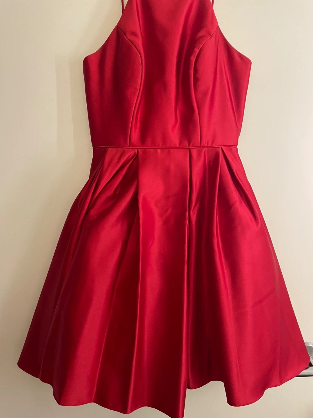 Laura Strapless Red Dress Size 0