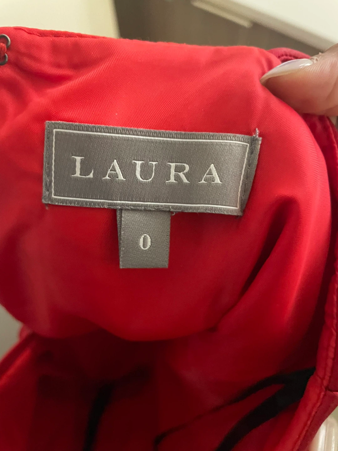 Laura Strapless Red Dress Size 0 - photo 2