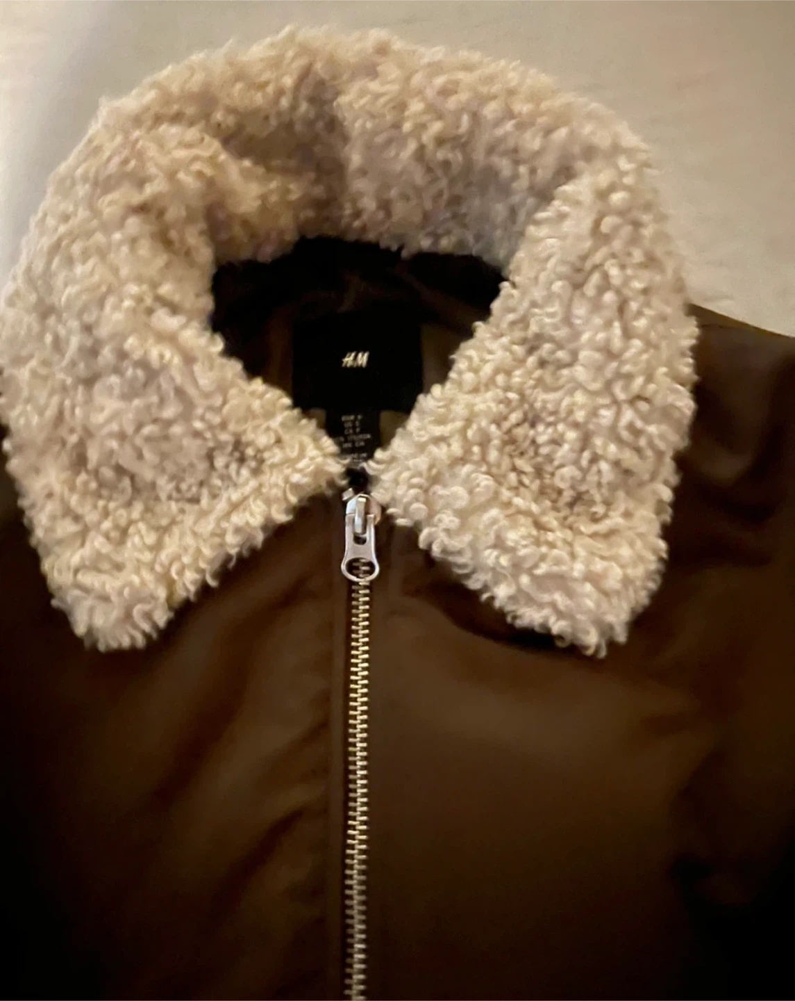 H&M Bomber Jacket with Sherpa Collar - photo 3