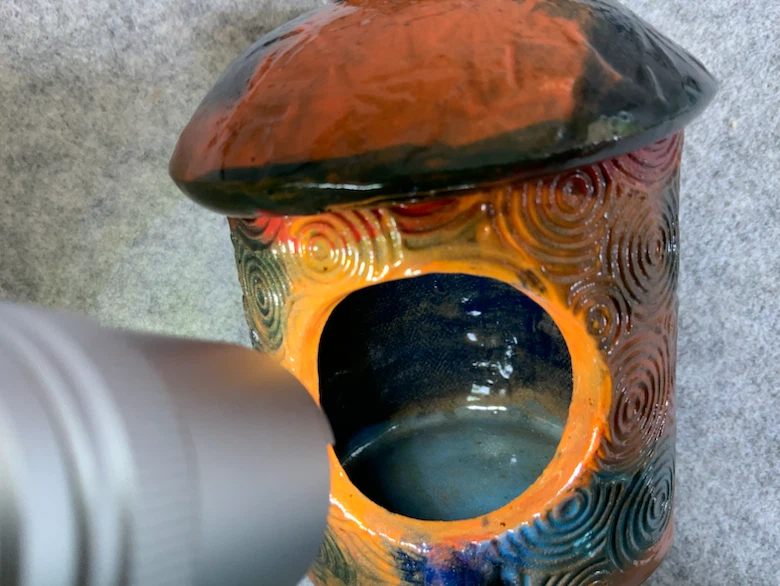 Handmade Ceramic Birdhouse - photo 2