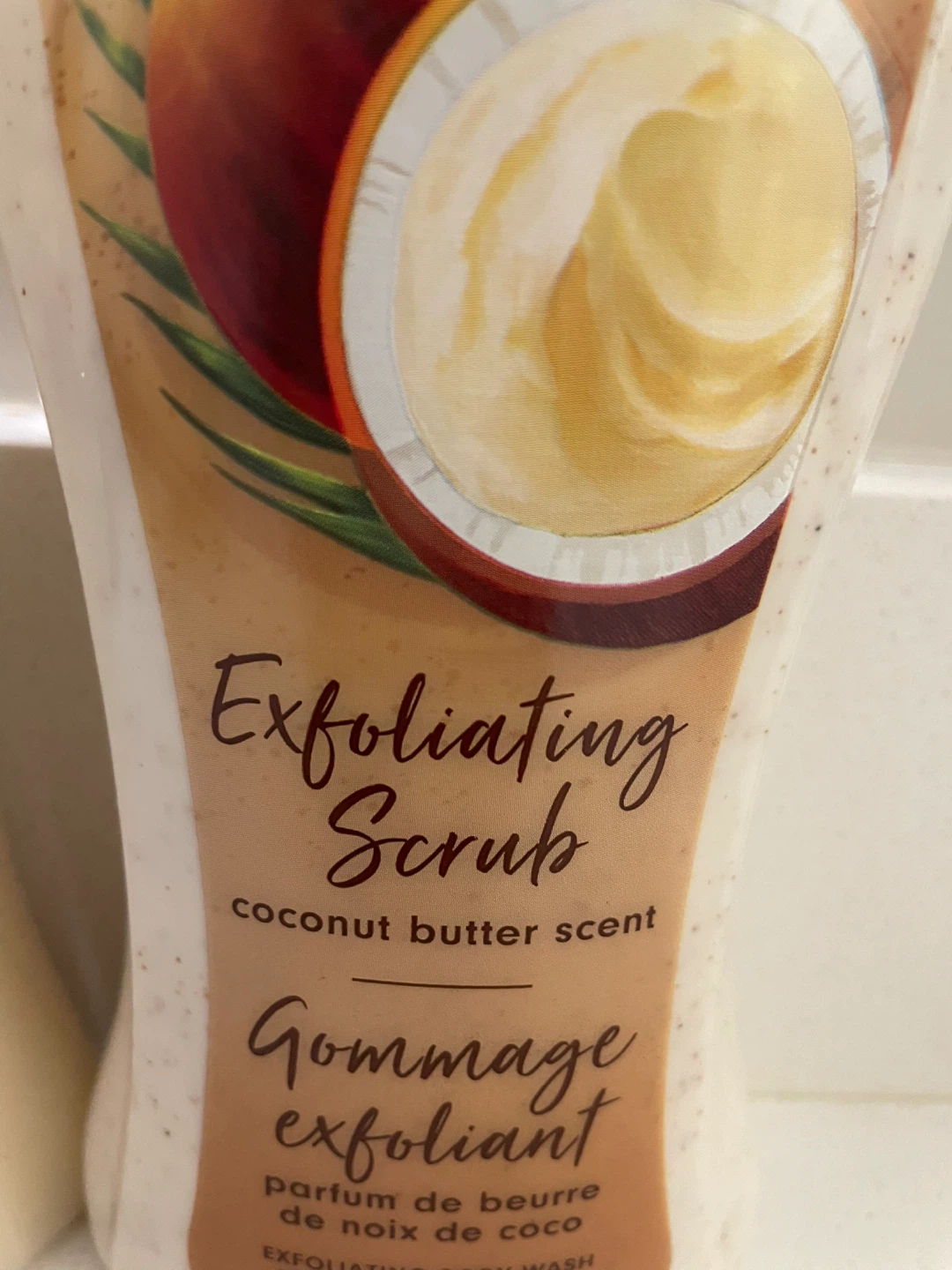 Softsoap Exfoliating Scrub Coconut Butter Scent Body Wash