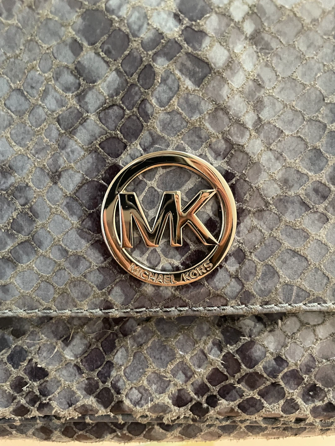 Michael Kors Fulton Denim Shoulder Flap Bag - photo 2