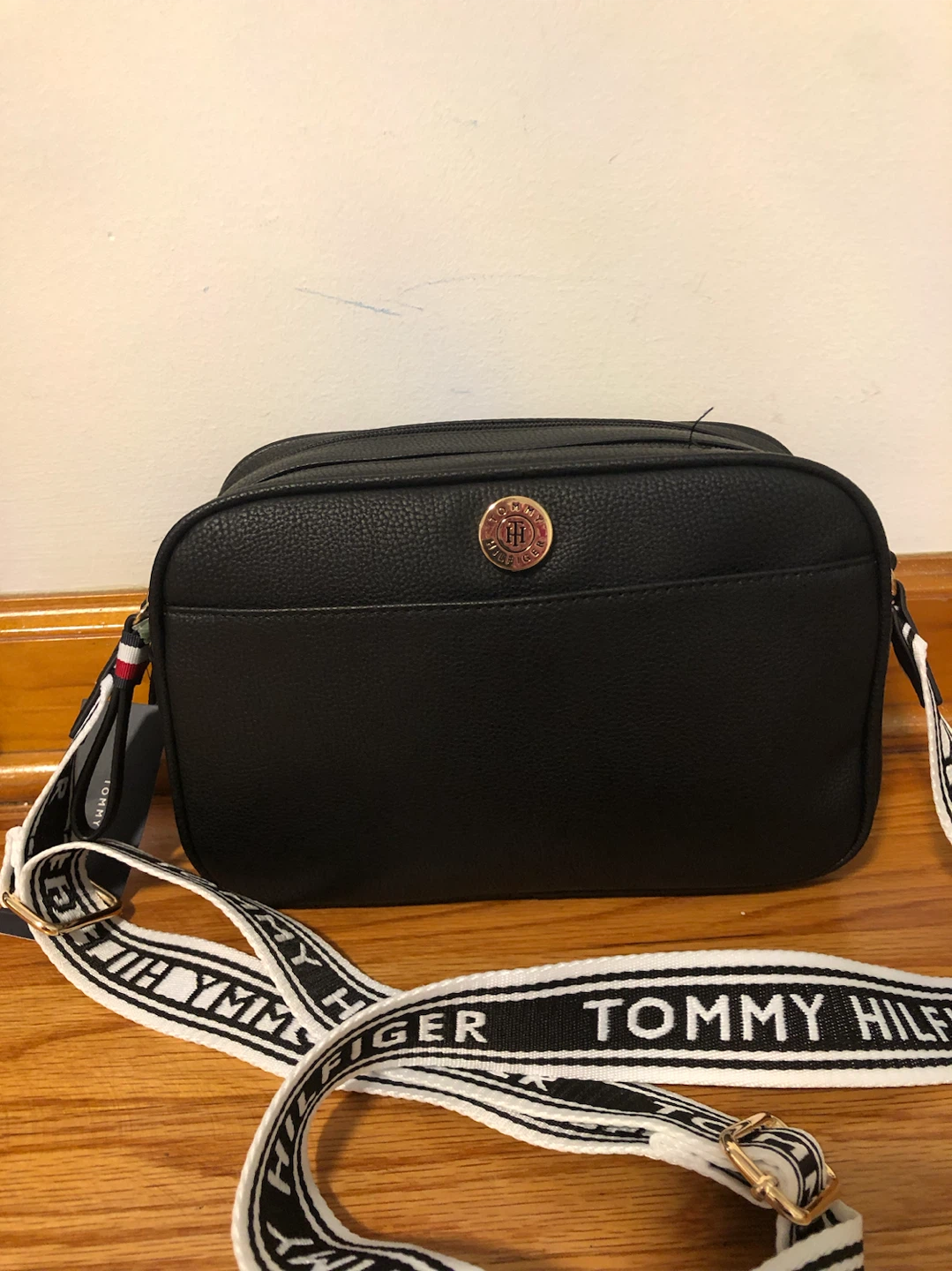 Tommy Hilfiger Black Camera Bag