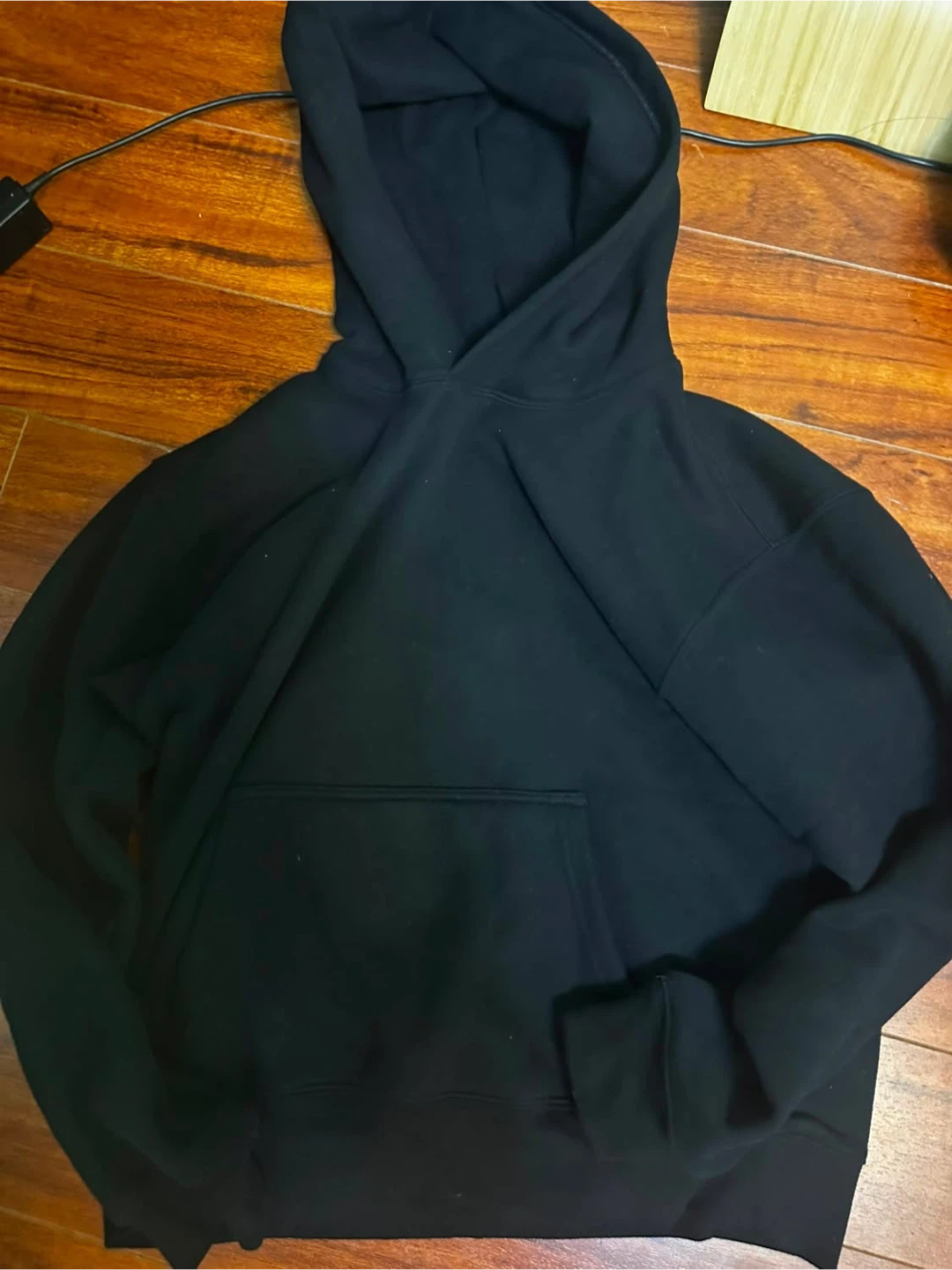 Aritzia Black Sweatfleece Hoodie - photo 2