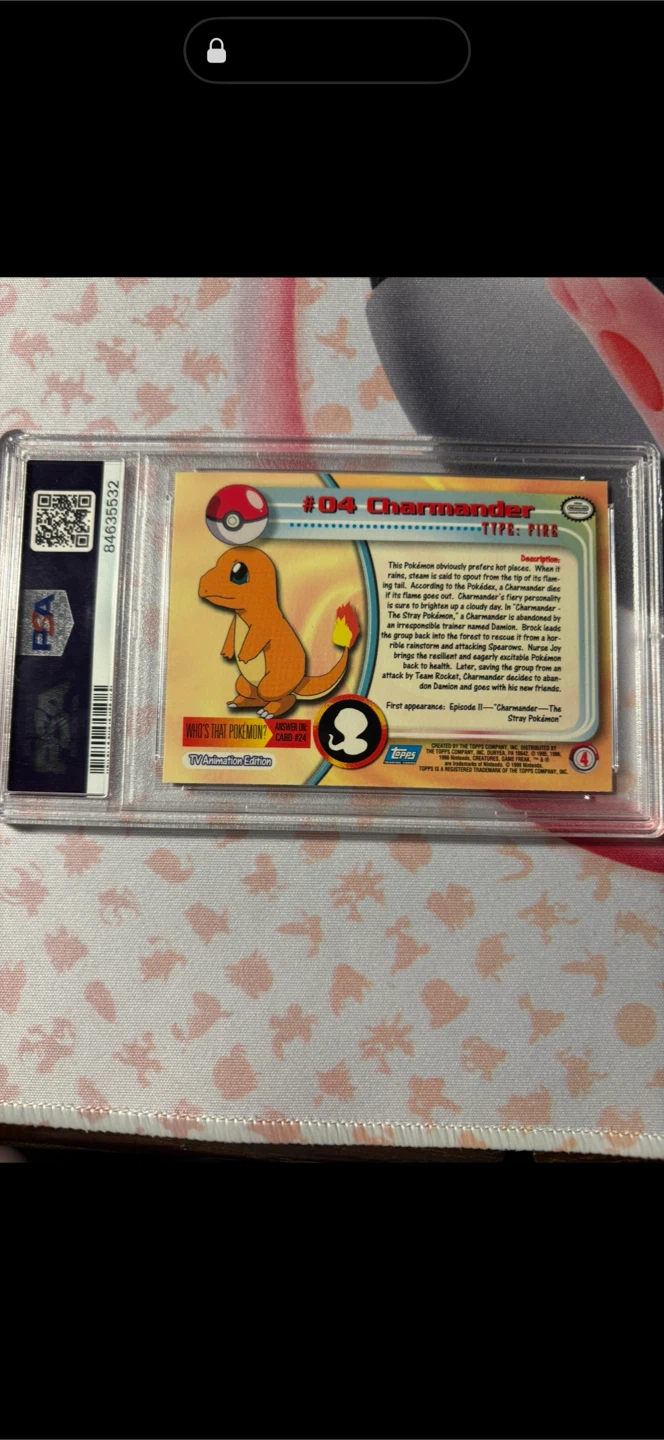 1999 Topps Pokemon Charmander T.V. Foil Trading Card - photo 2
