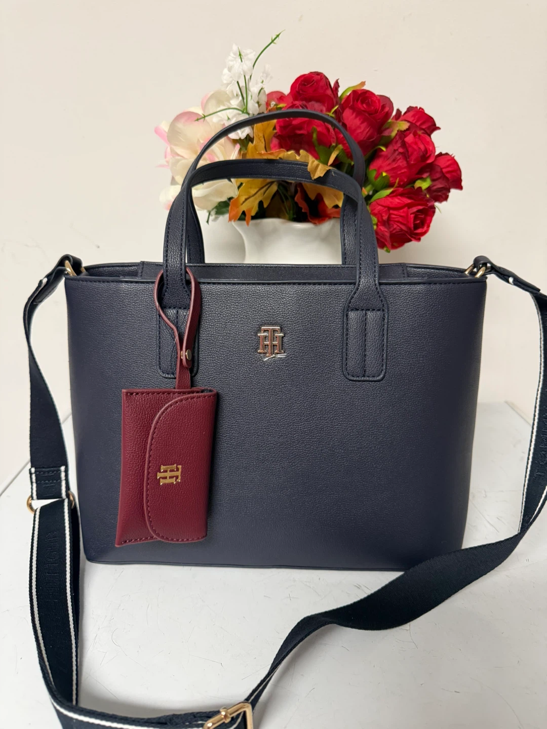 Tommy Hilfiger Navy Blue Tote Bag