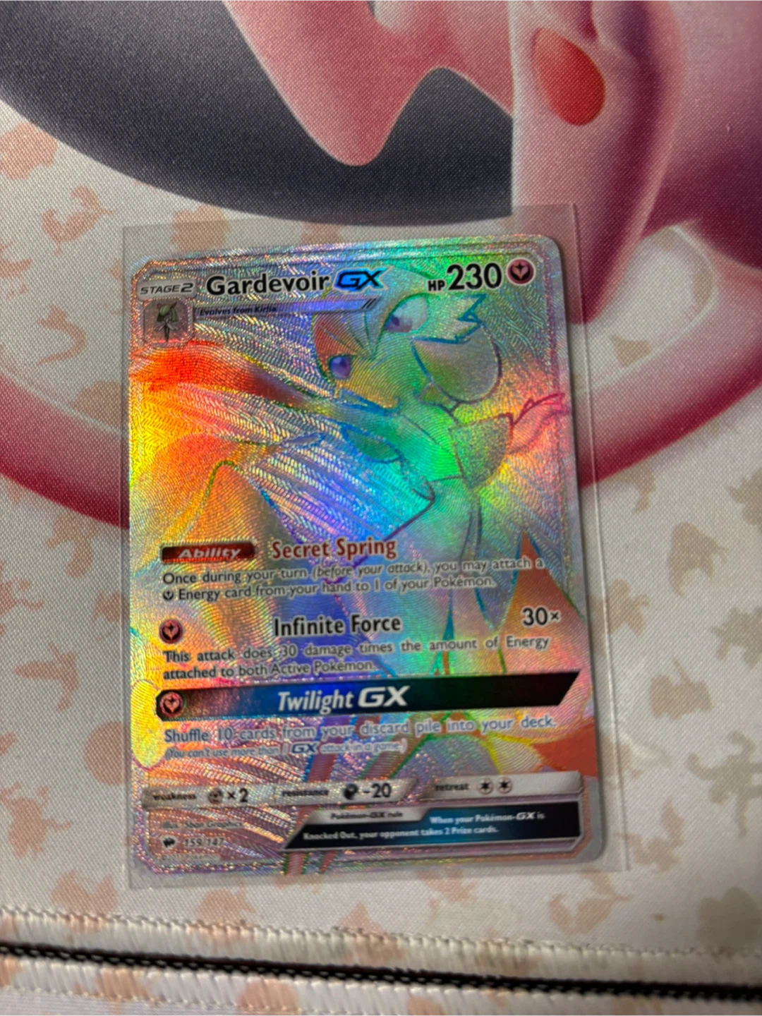 Pokemon Gardevoir GX Card
