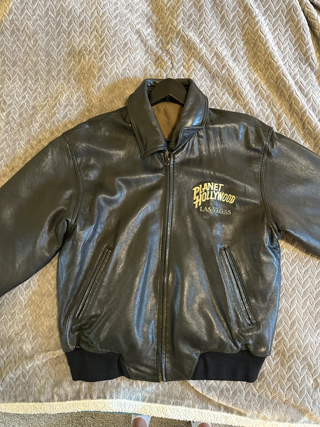 Vintage Planet Hollywood Las Vegas Bomber Jacket