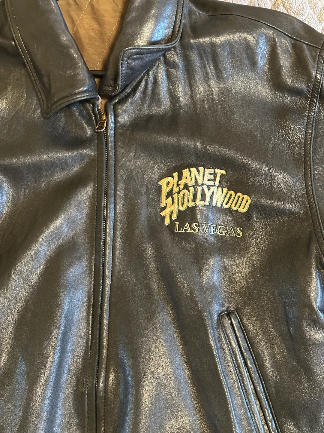 Vintage Planet Hollywood Las Vegas Bomber Jacket - photo 2