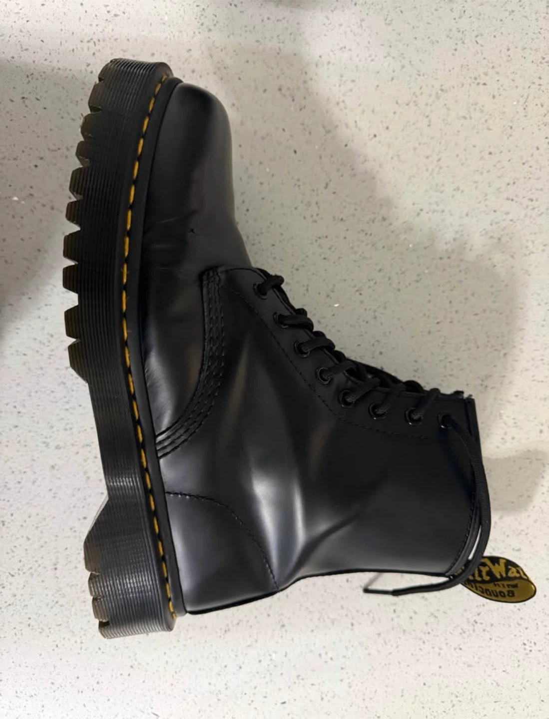1460 Bex Smooth Leather Platform Boots Men Size 10 - photo 3