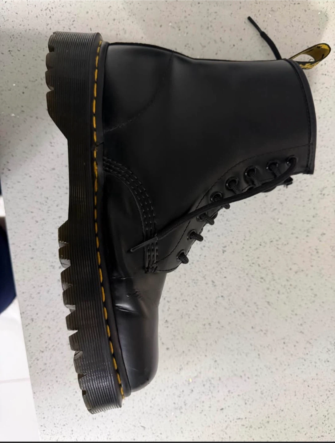 1460 Bex Smooth Leather Platform Boots Men Size 10 - photo 4