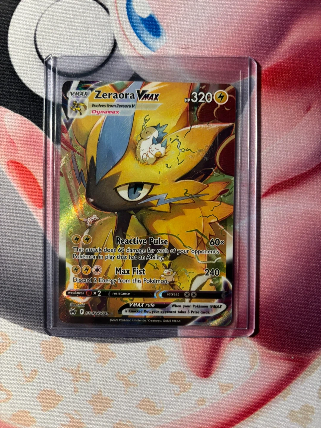 Pokemon Zeraora VMAX Trading Card