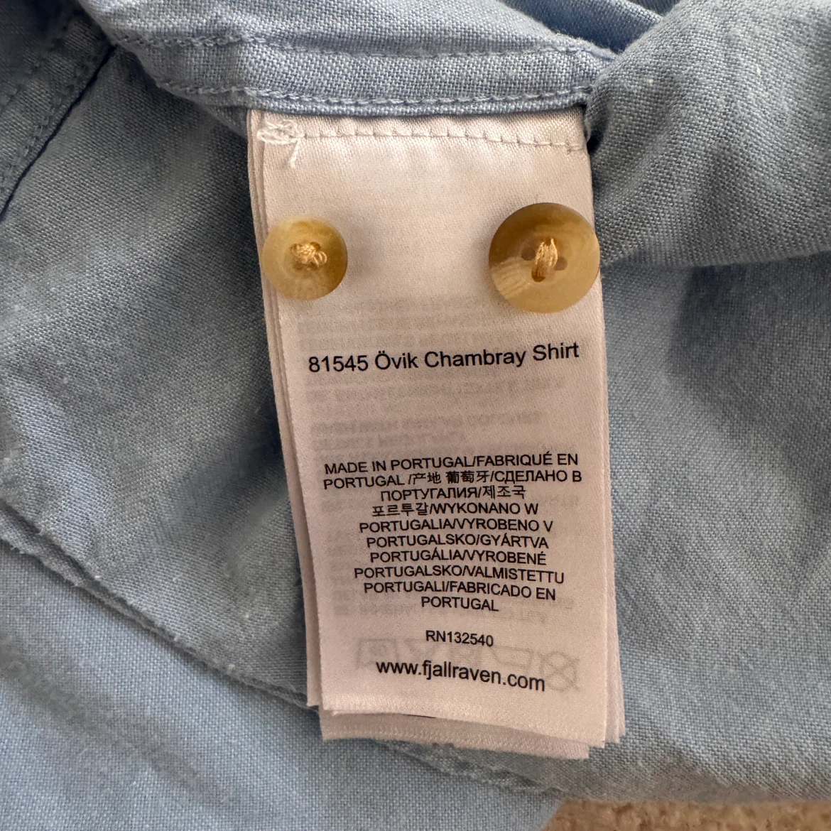 Fjallraven Ovik Chambray Shirt - photo 3