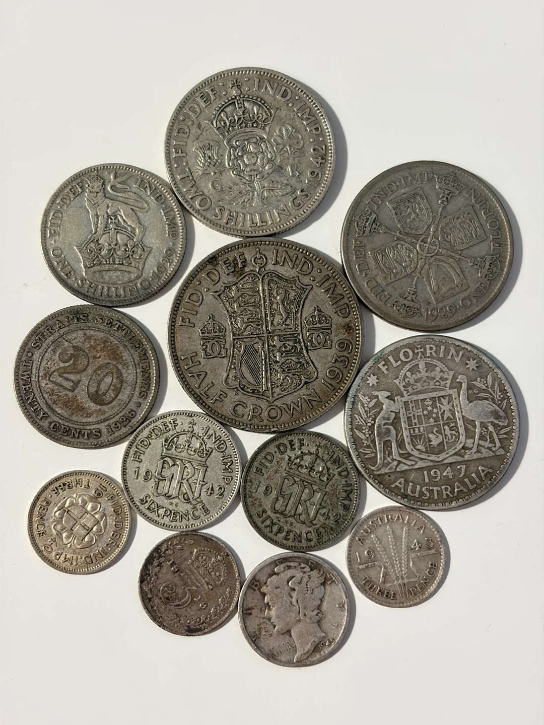 World Silver Coin Lot - collection