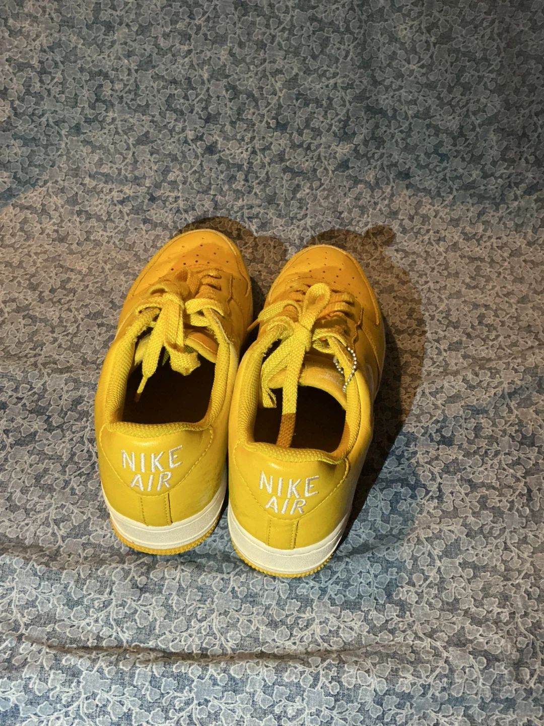 Yellow Nike Air Force 1 Sneakers