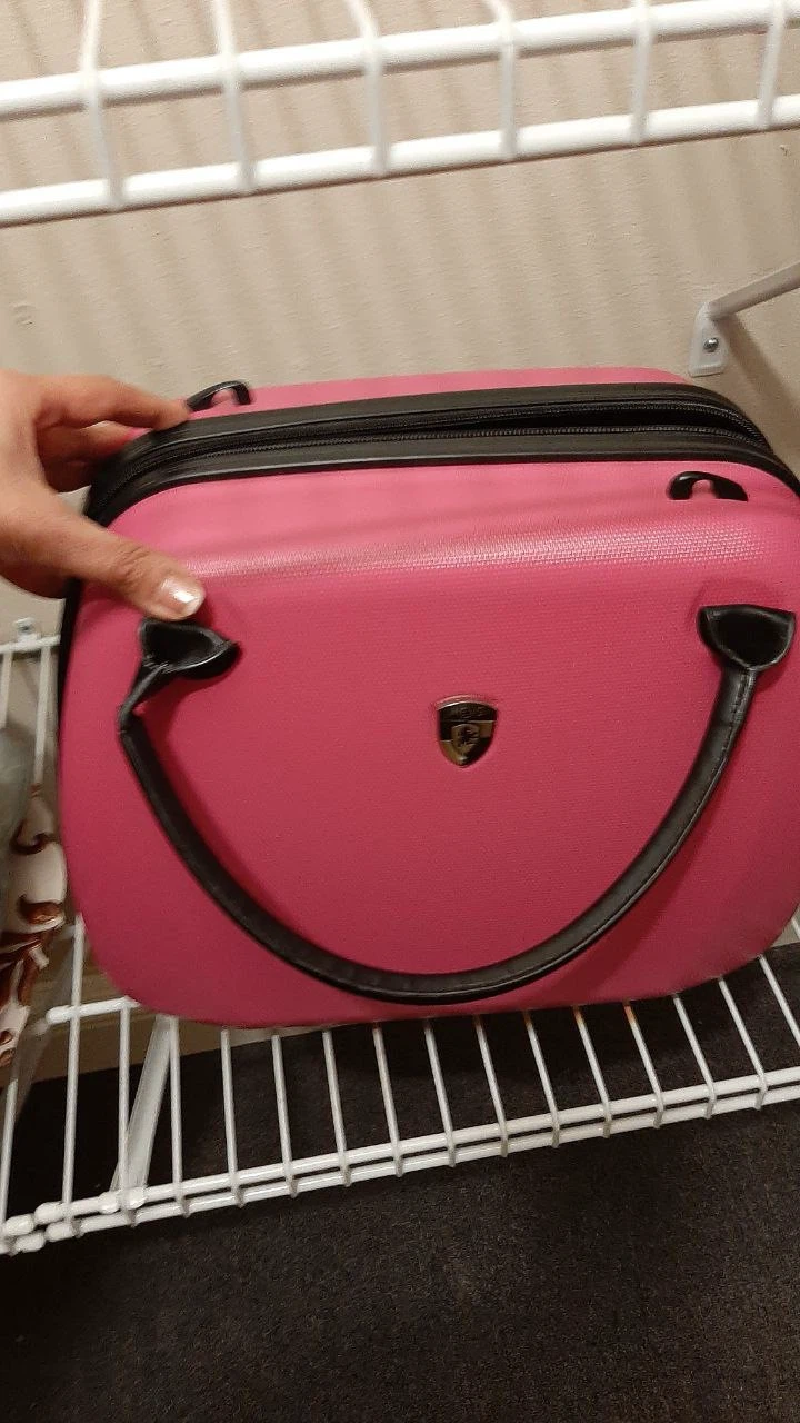 Hot Pink Travel Vanity Case