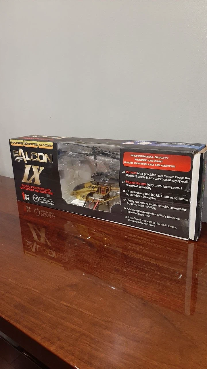 Falcon IX Radio-Controlled Outdoor Helicopter