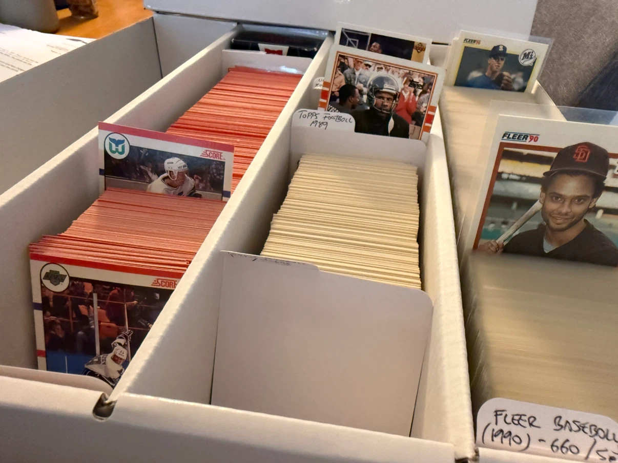 Vintage ‘90s trading sports cards (1500+ cards)