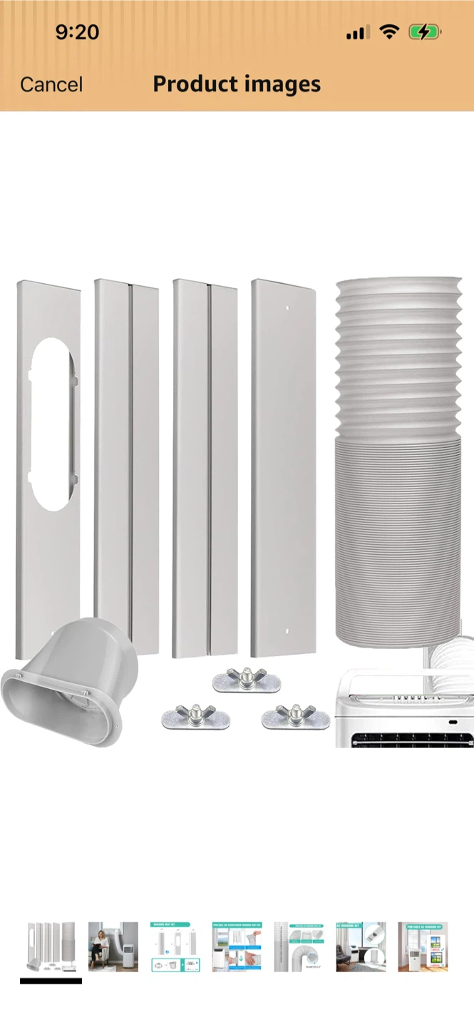 New-Portable AC Window Vent Kit