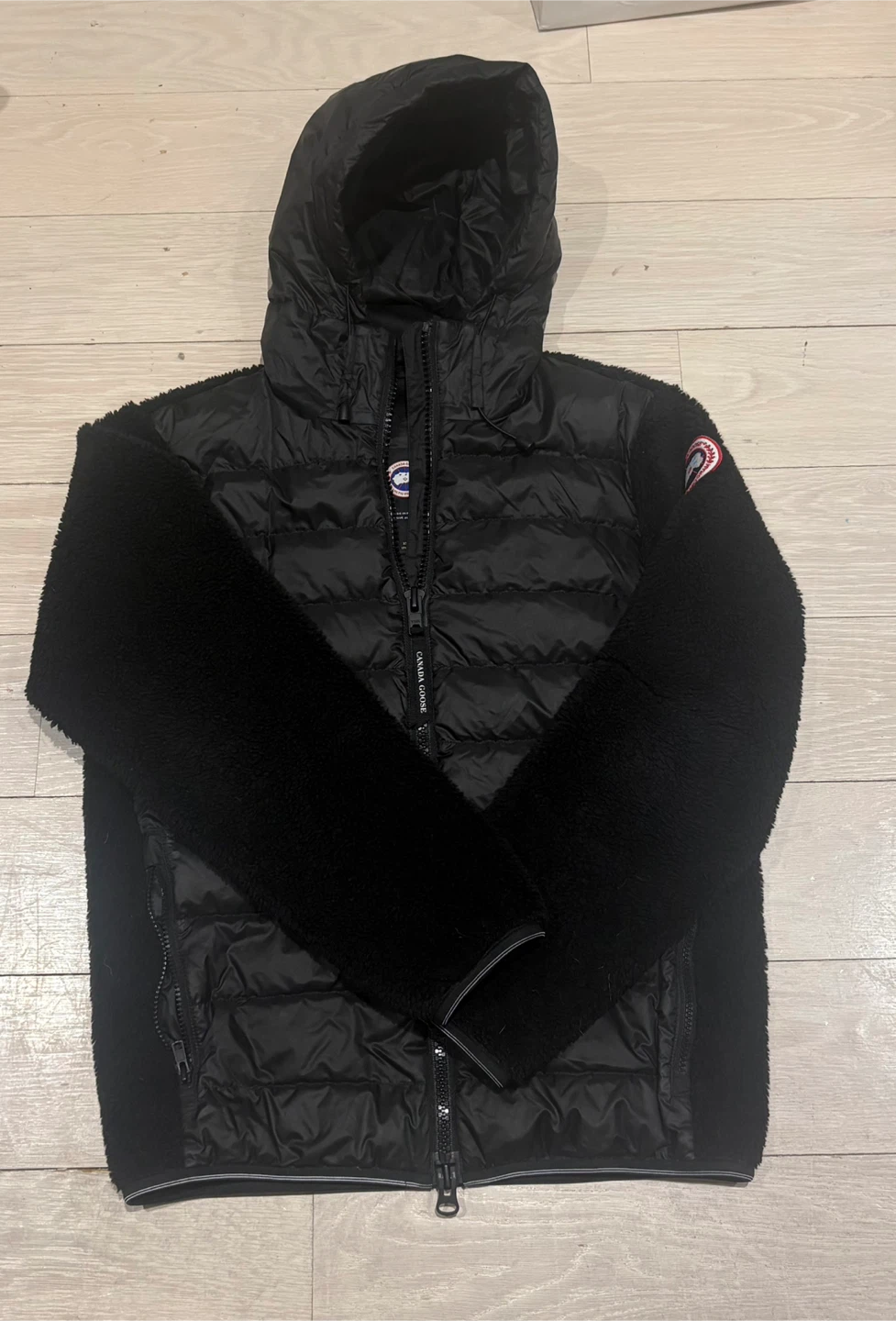 Like New Canada Goose HyBridge Fleece Hoody Black Size XS7015M