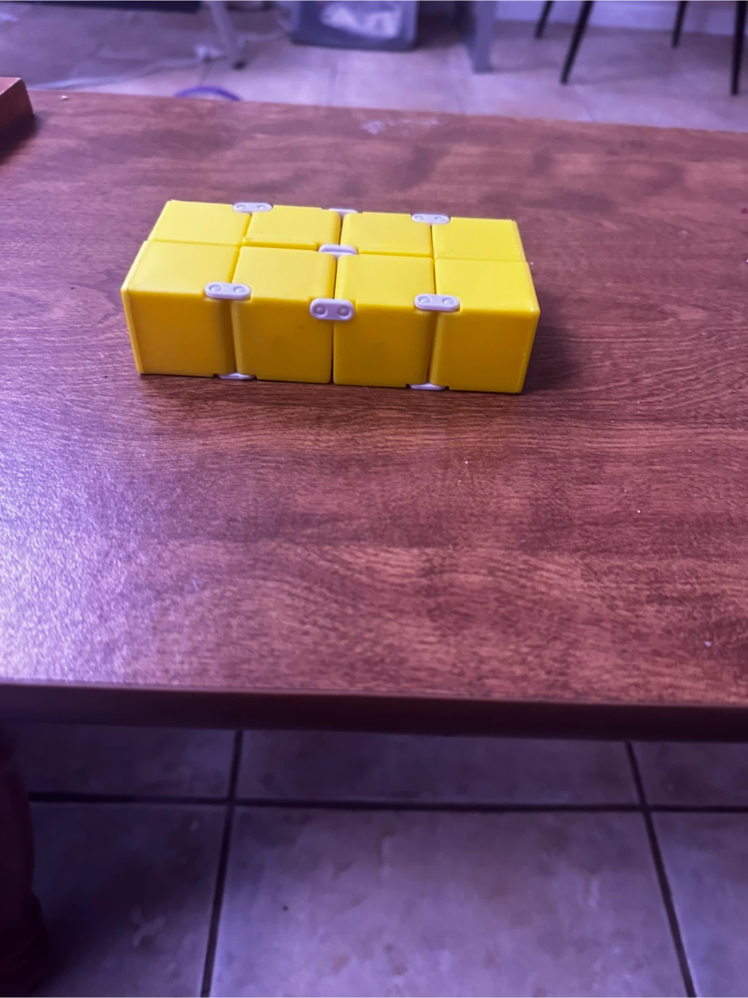 Yellow Infinity Cube Fidget Toy - photo 5