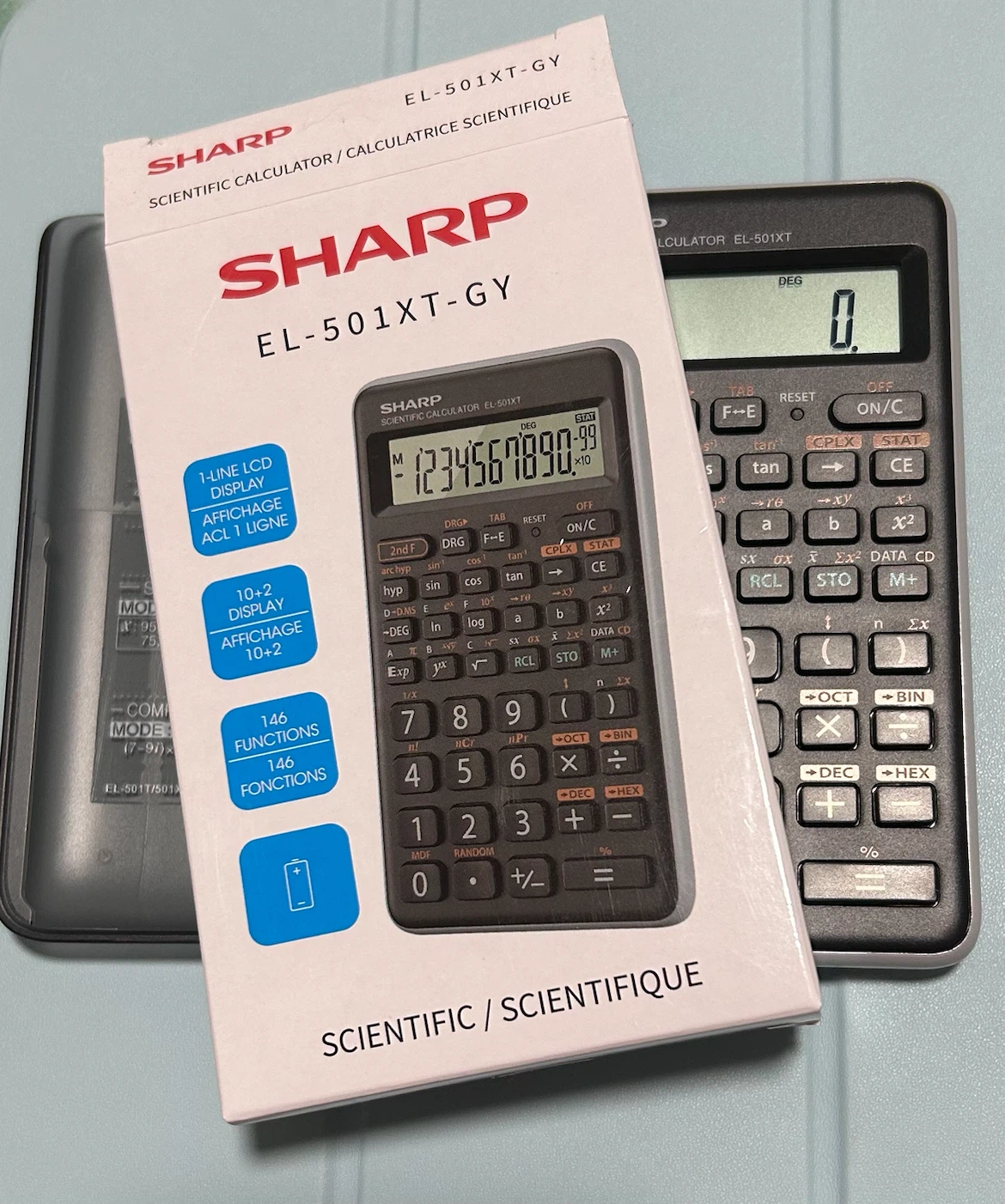 Sharp EL-501XT Scientific Calculator - photo 3