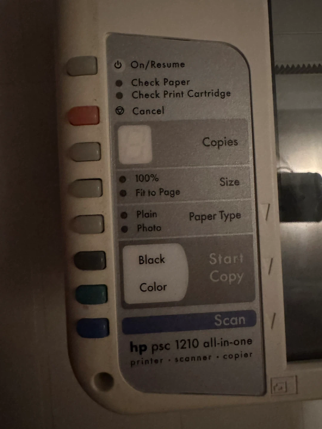 HP PSC 1210 All-in-One Printer, Scanner, Copier - photo 3