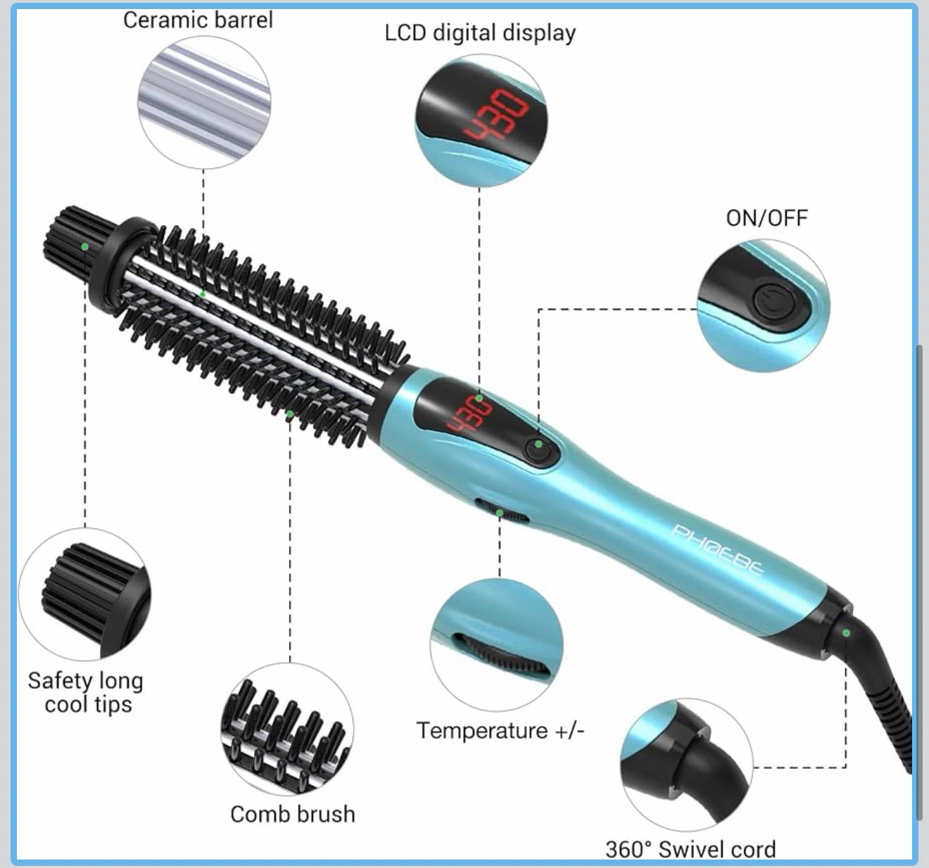 Curling Iron Brush - NEW - photo 2