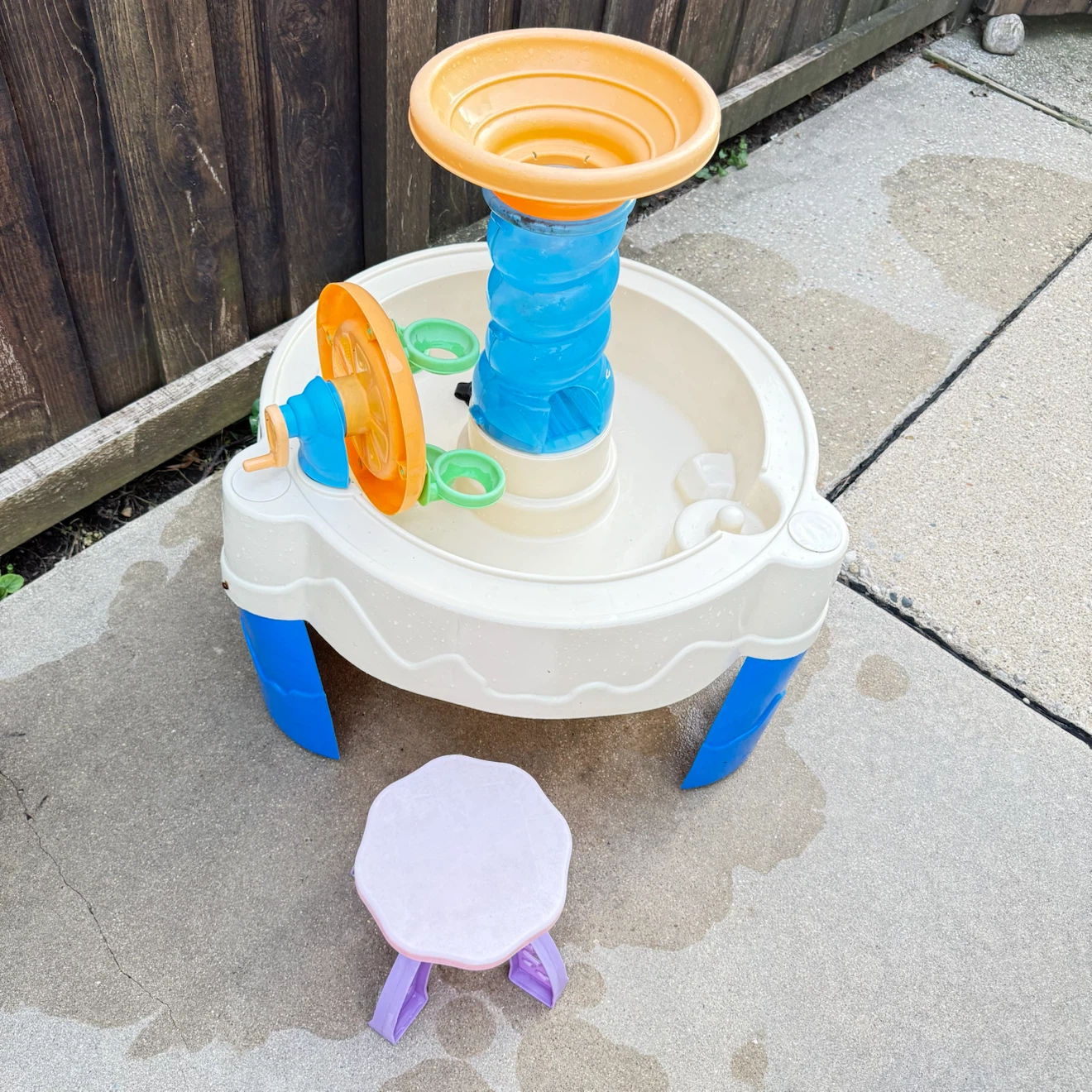 Little tykes water table and chair