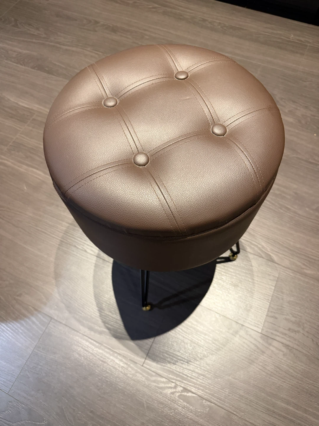 Side Table Ottoman with Storage