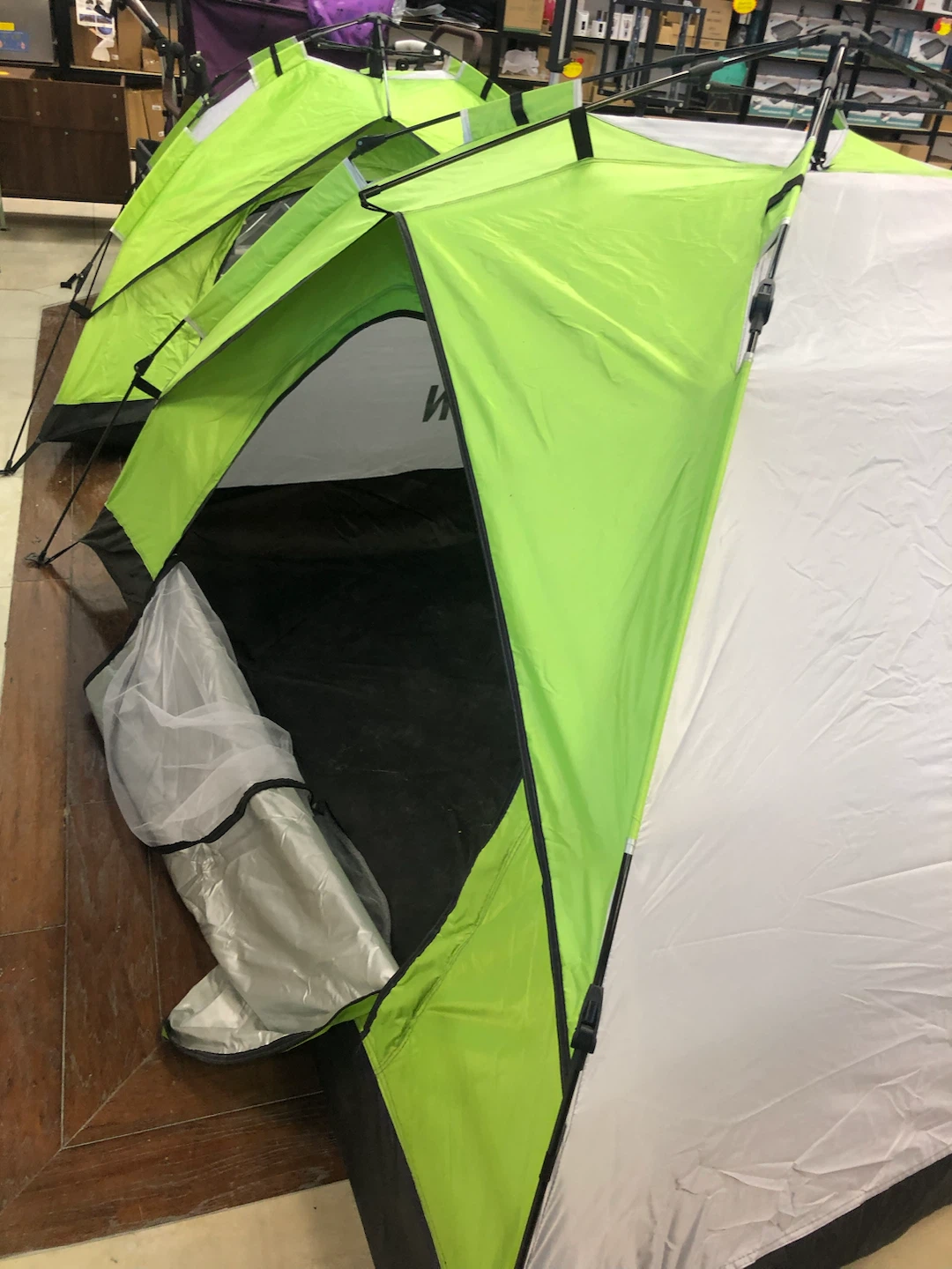 Elevon Camping Tent Green and White - photo 5