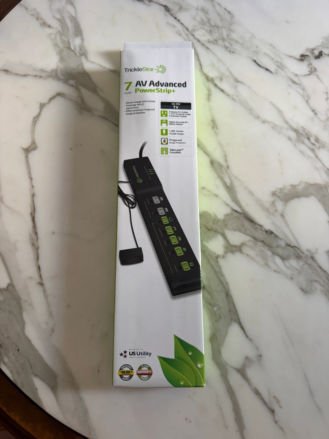 TrickleStar 7 Outlet AV Advanced PowerStrip+ - photo 2