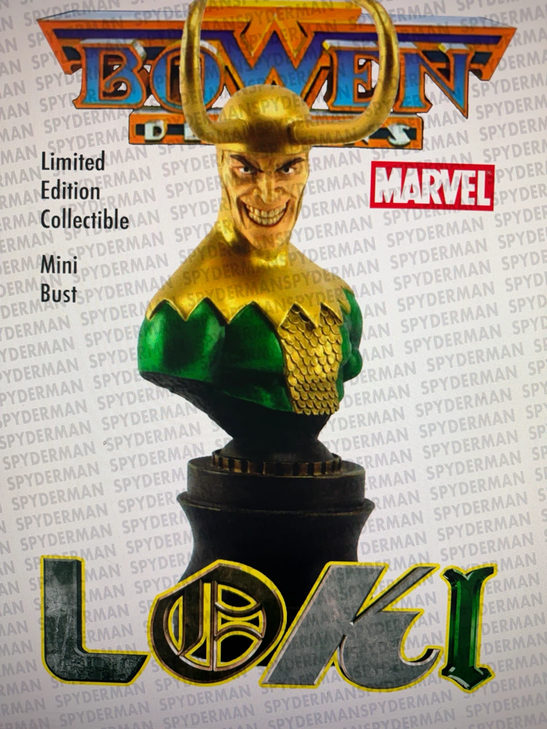 Bowen Designs Marvel Loki Mini Bust Limited Edition
