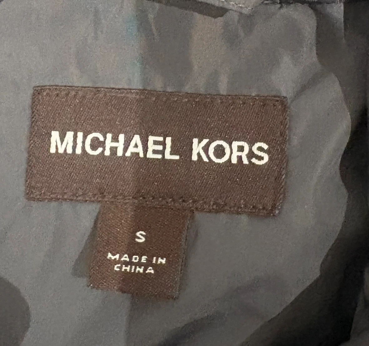 Michael Kors Men's Gray Full-Zip Jacket Size S - Like New - photo 3