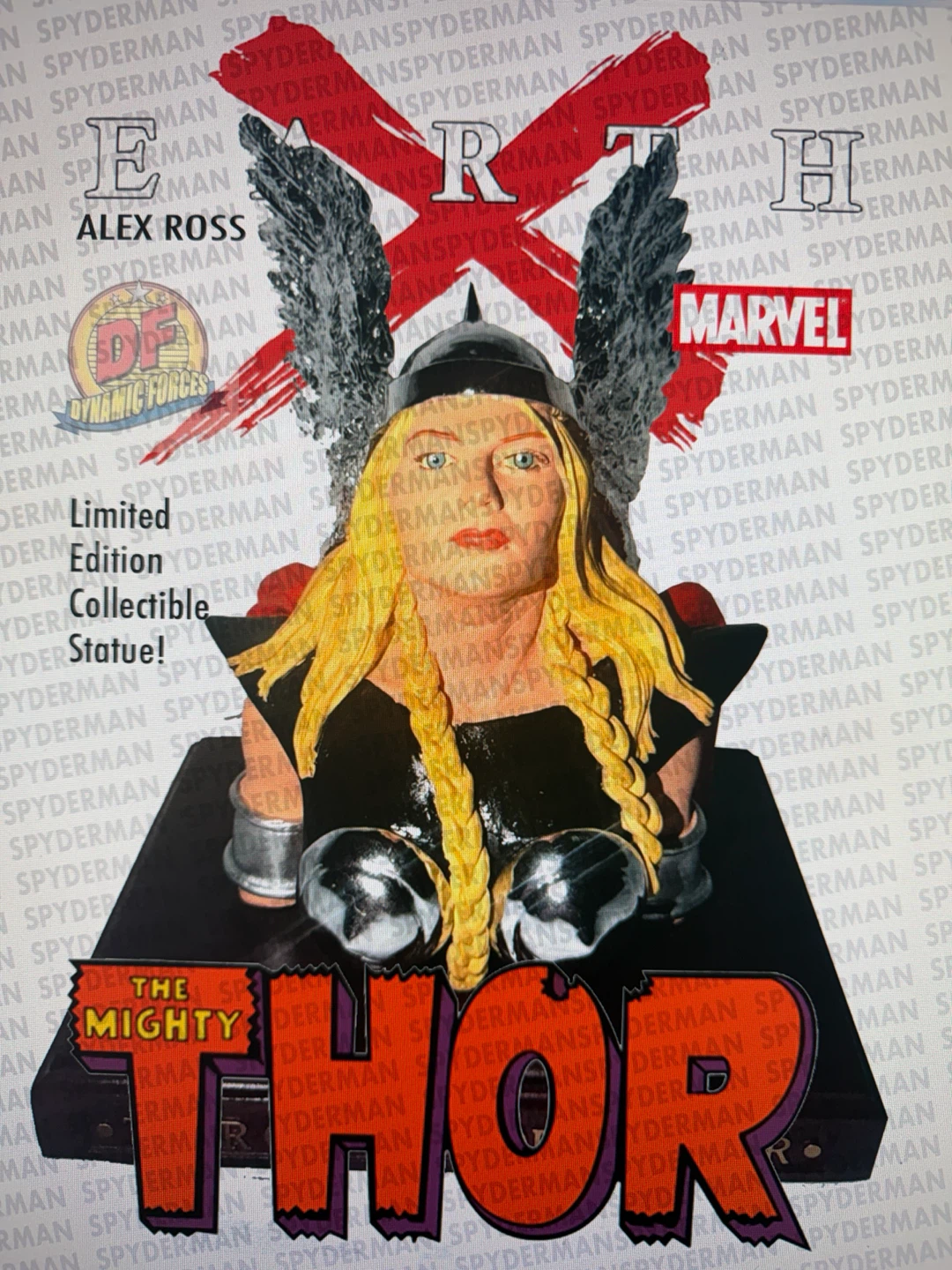 Earth X Thor Goddess of Thunder Limited Edition Resin Bust