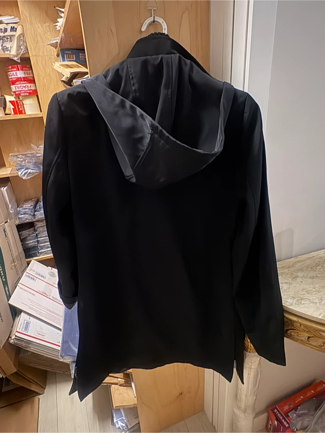 Calvin Klein Women's Black Coat XS- Double Zipper - photo 2