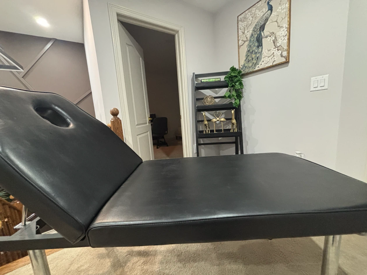 Black Massage Table
