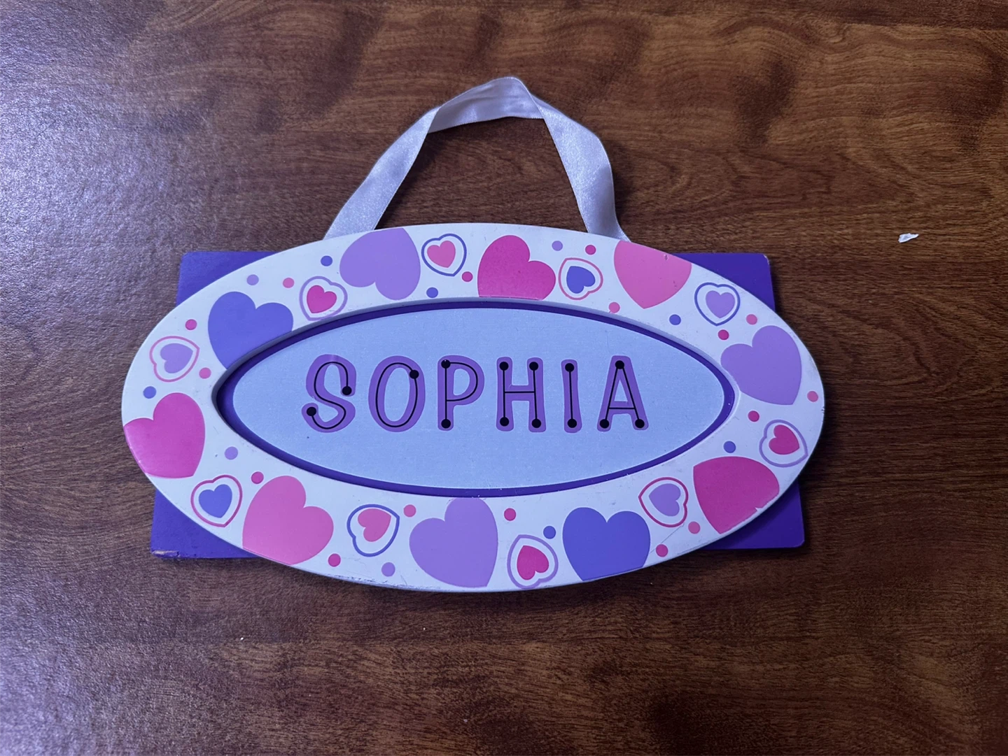 Sophia Decorative Name Plaque