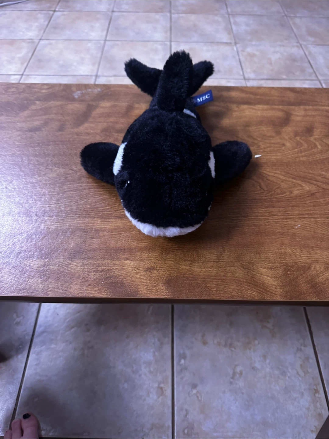 Plush Orca Whale Toy