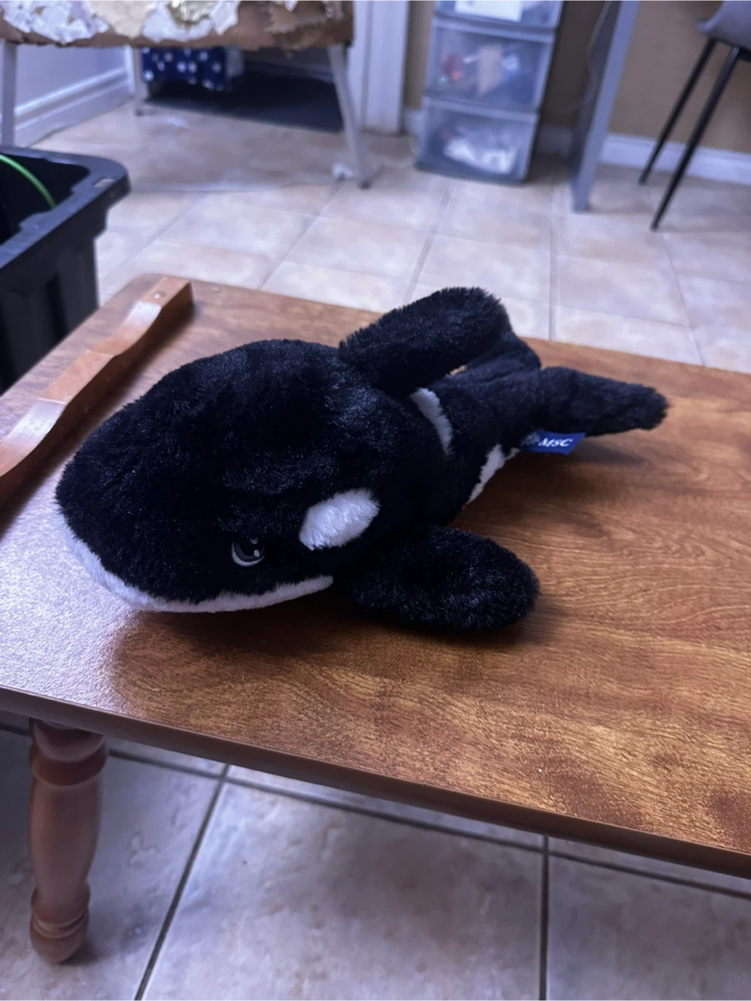 Plush Orca Whale Toy - photo 2