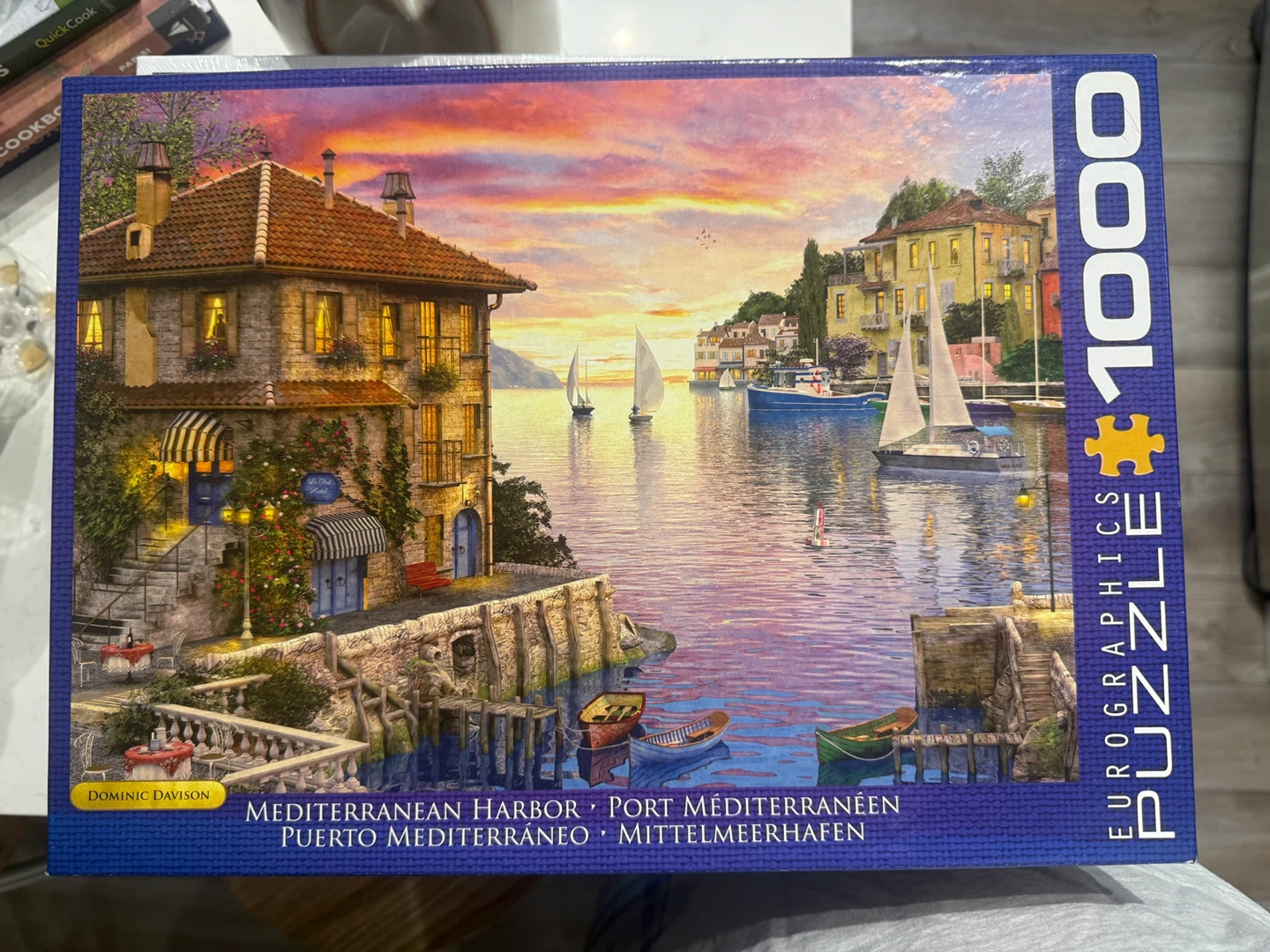 Eurographics Mediterranean Harbor 1000 Piece Puzzle