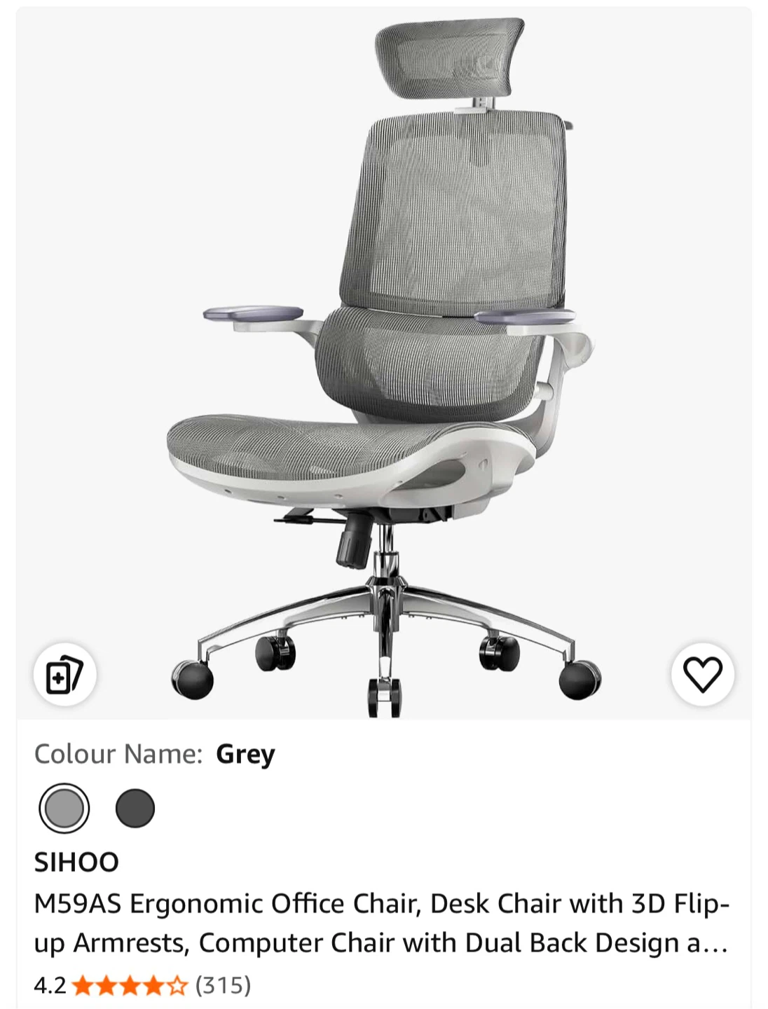 Sihoo M59AS Ergonomic Office Chair