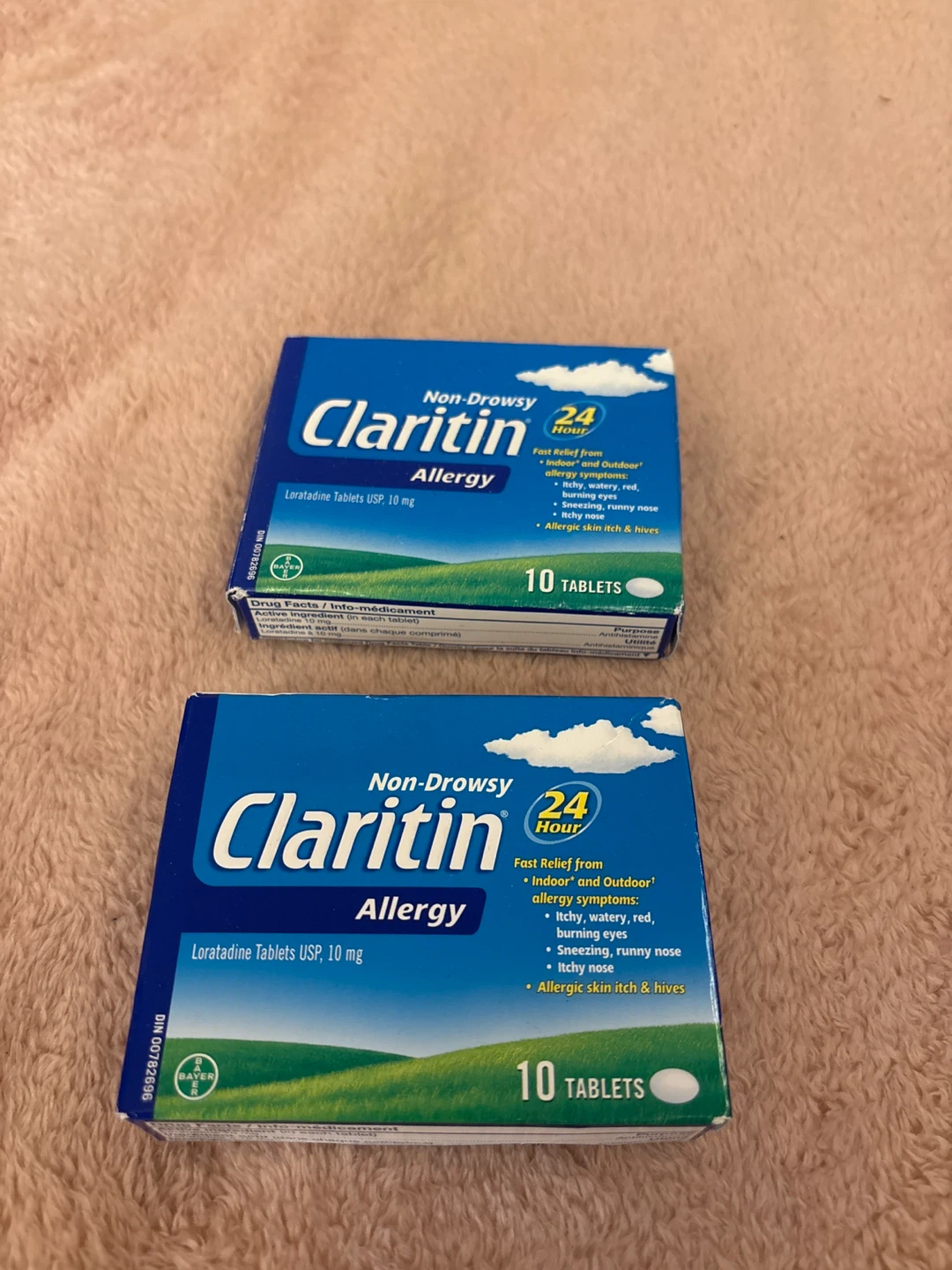 Claritin Non-Drowsy Allergy Loratadine Tablets 10 mg (10 Count)