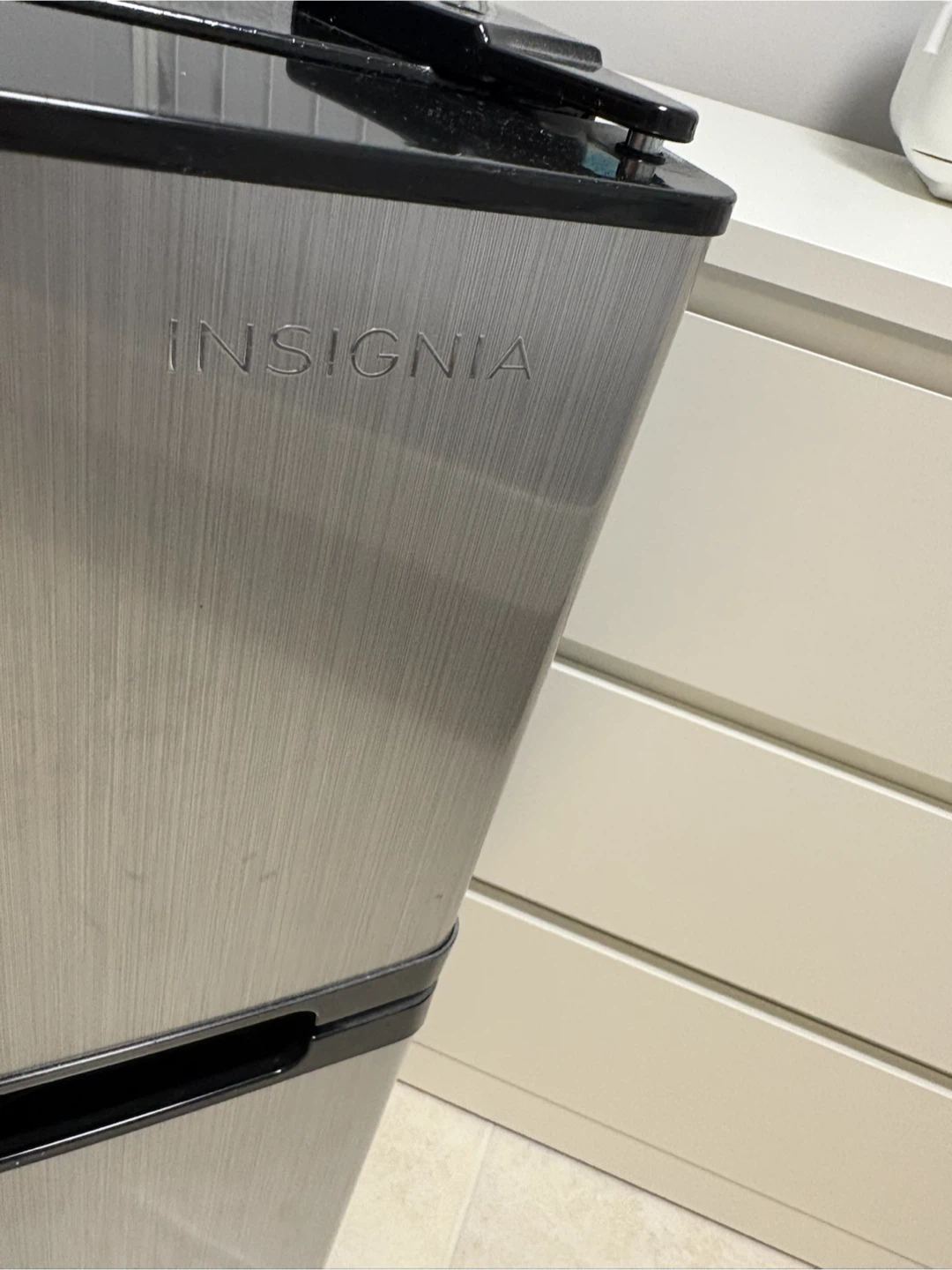 Insignia Stainless Steel Compact Fridge - photo 2