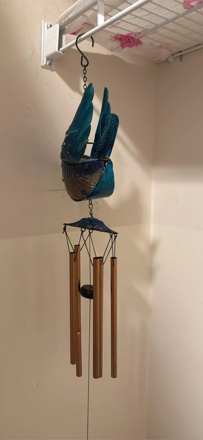 Blue Bird Metal Wind Chime - photo 4